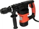 Перфоратор сетевой SDS+ YATO YT-82123: P= 1100 Вт, J = 5 Дж. для сверл Ø≤ 32 мм, 3 сверла и 2 долота - изображение 2