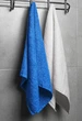 Набір рушників для обличчя, біле та блакитне "Twins" - MAKEUP Face Towel Set Blue + White 2шт (1182415-27056421) - изображение 3