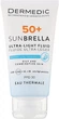 Ультралегкий захисний флюїд SPF 50+ для жирної та комбінованої шкіри для захисту від повного спектру сонячних променів - Dermedic 50+ Sunbrella Ultra-light Fluid 40ml - зображення 1