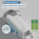 Інгалятор (Небулайзер) Портативний з маскою Mesh Nebulizer ZH-N3 ультразвуковий для дітей та дорослих ручний з насадками Білий - зображення 6