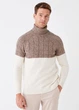 Мужской гольф LC Waikiki с верхом цвета капучино XXL Бежевый (LCWKnitwear-8625) - изображение 1