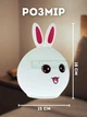 Ночной светильник RGB в форме кролика - Rabbit Silicone Lamp (белый) - изображение 5