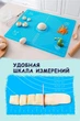 Силіконовий кондитерський килимок для розкачування тіста 45х64 см Сірий - зображення 8