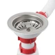 Сифон для мойки Polmark 40мм х 3 1/2" пластик белый (PM 40 SF 20 05) - изображение 3