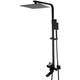 Душевая система Globus Lux SICILIA черный (PLUS-SBQ-SH-02-BB) - изображение 1