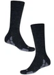 Туристические термоноски Sensor Hiking Merino. 43-46р. Шерсть мериноса. Зимние. Серый. Трекинговые носки SU42EM. - изображение 2