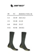 Туристические термоноски Sensor Hiking Merino. 43-46р. Шерсть мериноса. Зимние. Хаки. Трекинговые носки SU42EM. - изображение 7