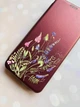 Чехол-книжка с рисунком для Xiaomi Redmi 10/10 (2022) Бордовый :: Цветочная идиллия (принт 382) - изображение 4