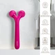 Электронный ультразвуковой ролик для лица GESKE Sonic Facial Roller 4в1 magenta - изображение 2