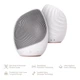Электронная ультразвуковая щетка для лица GESKE Sonic Facial Brush 5в1 starlight - изображение 5
