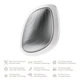 Ультразвуковая маска тепло и холод GESKE Sonic Warm&Cool Mask 9в1 white - изображение 5
