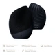 Электронная ультразвуковая щетка для лица GESKE Sonic Facial Brush 5в1 black - изображение 6