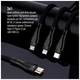 Дата кабель USB 2.0 AM to Lightning + Micro 5P + Type-C 1.2m 3.0A (PD60W data) Black ColorWay (CW-CBPDU3060-BK) - зображення 6