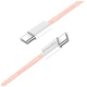 Дата кабель USB-C to USB-C 1.0m 60W 3.0А pink ColorWay (CW-CBPDCC061-P) - зображення 4