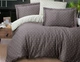 Турецкое постельное белье First Choice Cotton Satin Point brown евро - изображение 1