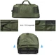 Сумка дорожня на колесах TravelZ Wheelbag Doubleloader foldable green 80(95)L (603097) - зображення 5