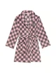 Халат Victoria's Secret Short Cozy Robe Pink Stripes XS\S Рожевий (26931142) - зображення 3