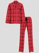 Піжама Фланель (сорочка + штани) Victoria's Secret Long Pajama Set S Клітинка (26926569) - зображення 3