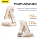 Підставка для гаджетів Baseus Seashell Series Folding Phone Stand (with Mirror) B10551501411-00 Pink - зображення 4