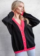 Кардиган "Беатріс" Чорний 44-48 Oversize Anika 000005350 - зображення 3