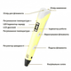 3D ручка з LCD дисплеєм UFT Pen 2 3D принтер для малювання Жовта (UFT3Dpen2yellow) - зображення 3