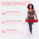 Коврик для йоги и фитнеса EasyFit EF-1924s-RB TPE+TC ECO-Friendly двухслойный каремат в чехле 6 мм Красный с черным (56003042) - изображение 2