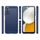 Чохол Lenuo Carbon Fiber для Samsung Galaxy A05s A057G Navy Blue - изображение 2