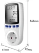 Ваттметр Xiamen энергометр со счетчиком 3680W/16A цифровой (P51161L) - изображение 7