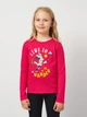 Детский лонгслив для девочки Disney Minnie XH1336.REC 110-116 см Фуксия (3609087368811) - изображение 1