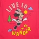Детский лонгслив для девочки Disney Minnie XH1336.REC 110-116 см Фуксия (3609087368811) - изображение 7