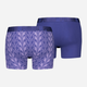 Набор трусов-боксеров мужских хлопковых Puma Men Terrace Print Boxer 2P 93860903 XL 2 шт Фиолетовый (8720245631228) - изображение 5