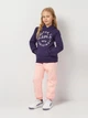 Детское худи для девочки Levi`s Lvg Levis Pullover Hoodie 3EL279-PAS-LY 116 см Фиолетовое (3666643116750) - изображение 3
