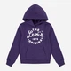 Детское худи для девочки Levi`s Lvg Levis Pullover Hoodie 3EL279-PAS-LY 116 см Фиолетовое (3666643116750) - изображение 5