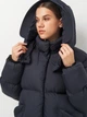 Пуховик зимний короткий женский Mades 2412 XS Темно-синий (ROZ6501103618) - изображение 4