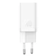 Мережевий зарядний пристрій Type-C+Type-C з швидкою зарядкою GaN5 Fast Charger Pro 40W блок живлення White, Baseus (CCGP180102) - зображення 4