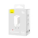 Мережевий зарядний пристрій Type-C+Type-C з швидкою зарядкою GaN5 Fast Charger Pro 40W блок живлення White, Baseus (CCGP180102) - зображення 5