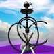 Кальян Hookah Infinity 203 Black Plus высотой 60 см на 2 персоны - изображение 1