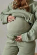 Теплые спортивные штаны для будущих мам с широким поясом Frankfurt M (44) Lullababe Оливковый - изображение 6
