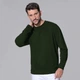 Свитшот JHK, SWEATSHIRT, толстовка унисекс, женский, мужской реглан, темно-зеленый, размер XS - изображение 1