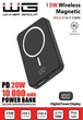 УМБ Winner Group 10000 mAh with MagSafe Wireless Charge 15W + PD 20W Black (APH-C10-B) - зображення 5