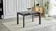 Дизайнерський розкладний обідній стіл Just Relax “Siena DARK GRAPHITE” min120x80 max170х80 з Керамічною Темно-сірою поверхнею - зображення 3