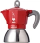 Гейзерна кавоварка індукційна Bialetti Moka Induction на 4 чашки 150 мл Червона (8006363029254) - зображення 1