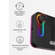 Накамерный свет RGB Ordro SL-120 8W 2500K-10000K CRI≥95 для фото и видео 3000 mAh - изображение 3