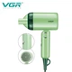 Дорожный складной фен VGR V-421 1200 Вт для сушки укладки волос электрофен, Фен для волос с режимами - изображение 1