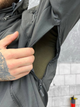 Тактична куртка Soft Shell із флісовою підкладкою Gray XXL - зображення 8