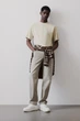 Футболка H&M 1003662П S светло-бежевый - изображение 2