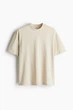Футболка H&M 1003662П S светло-бежевый - изображение 5