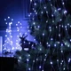 LED гірлянда "Кінський хвіст" | Холодний білий колір | Довжина 3 м, 20 ниток - зображення 3