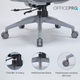 Кресло компьютерное офисное эргономичное OfficePro OC680G Grey - изображение 16