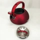 Чайник Magio 3 л со свистком, металлический для газовой плиты - изображение 5
